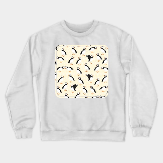 Puffin pattern Crewneck Sweatshirt by mailboxdisco